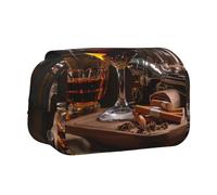 HMBGFW Alcohol and cigarettes Cute Big Capacity Pencil Pen Case Office Large Storage High Capacity Bag Box Organizer