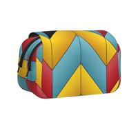 HMBGFW Beautiful Borders Cute Big Capacity Pencil Pen Case Office Large Storage High Capacity Bag Box Organizer