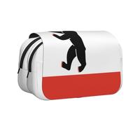 HMBGFW Berlin Flag Cute Big Capacity Pencil Pen Case Office Large Storage High Capacity Bag Box Organizer