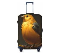Hmbgfw Birds On Tree Branches Travel Luggage Cover Suitcase Protector Fits 18-32 Inch Suitcase Travel Accessories, Black, S