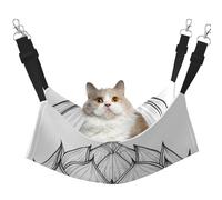 HMBGFW Budding Lotus Flower Reversible Cat Hanging Hammock Soft Breathable Pet Cage Hammock with Double Sided Hanging Bed for Small Dogs Rabbits
