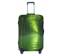 HMBGFW Durable Luggage Cover, Suitcase Covers For Luggage, Luggage Protector With Full Print Design, Ideal For Travel City In The Rain, Zhulin Tunnel, S