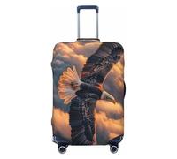 HMBGFW Durable Luggage Cover, Suitcase Covers For Luggage, Luggage Protector With Full Print Design, Ideal For Travel Starry Sky, Soaring Eagle, L