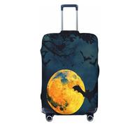 HMBGFW Durable Luggage Cover, Suitcase Covers For Luggage, Luggage Protector With Full Print Design, Ideal For Travel The Lynx Of The Grassland, The Bat Of The Full Moon, XL
