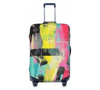 HMBGFW Durable Luggage Cover, Suitcase Covers For Luggage, Luggage Protector With Full Print Design, Ideal For Travel Electrum, East-West Fusion, XL