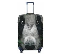 HMBGFW Durable Luggage Cover, Suitcase Covers For Luggage, Luggage Protector With Full Print Design, Ideal For Travel The Courtyard At Dusk, The Confusion Of Giant Pandas, S