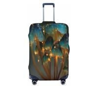 HMBGFW Durable Luggage Cover, Suitcase Covers For Luggage, Luggage Protector With Full Print Design, Ideal For Travel The Longing Of Dogs, The Secret Of Mushrooms, S