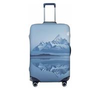 HMBGFW Durable Luggage Cover, Suitcase Covers For Luggage, Luggage Protector With Full Print Design, Ideal For Travel Butterfly, Bright Moon, S