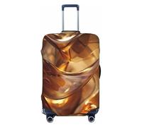 HMBGFW Durable Luggage Cover, Suitcase Covers For Luggage, Luggage Protector With Full Print Design, Ideal For Travel Butterfly, Brown, S