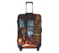 HMBGFW Durable Luggage, Cover Suitcase Covers For Luggage Protective And Stylish Luggage Protector Connecticut State Flag, Christmas, XL