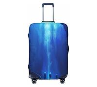HMBGFW Durable Luggage, Cover Suitcase Covers For Luggage Protective And Stylish Luggage Protector Dragon Boat Festival, Deep Sea Blue Hole, M