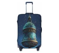 HMBGFW Durable Luggage, Cover Suitcase Covers For Luggage Protective And Stylish Luggage Protector Dragon Boat Festival, Copper Bell, L
