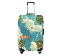 HMBGFW Durable Luggage, Cover Suitcase Covers For Luggage Protective And Stylish Luggage Protector Flag Of Geneva State, Flag Of Florida, S