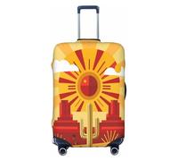 HMBGFW Durable Luggage, Cover Suitcase Covers For Luggage Protective And Stylish Luggage Protector Flag Of Oklahoma State, Flag Of New Mexico, S