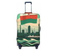 HMBGFW Durable Luggage, Cover Suitcase Covers For Luggage Protective And Stylish Luggage Protector Flag Of Oklahoma State, Flag Of North Rhine Westphalia State, L