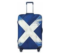 HMBGFW Durable Luggage, Cover Suitcase Covers For Luggage Protective And Stylish Luggage Protector Folding Fan, Flag Of Scotland, M