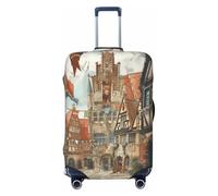 HMBGFW Durable Luggage, Cover Suitcase Covers For Luggage Protective And Stylish Luggage Protector Penguin, Not Coming To Meiqi, S