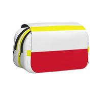 HMBGFW Flag of the canton of Mecklenburg Cute Big Capacity Pencil Pen Case Office Large Storage High Capacity Bag Box Organizer