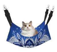 HMBGFW Giant Lotus Mandala Reversible Cat Hanging Hammock Soft Breathable Pet Cage Hammock with Double Sided Hanging Bed for Small Dogs Rabbits