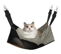 HMBGFW Highly Detailed generative Art Reversible Cat Hanging Hammock Soft Breathable Pet Cage Hammock with Double Sided Hanging Bed for Small Dogs Rabbits
