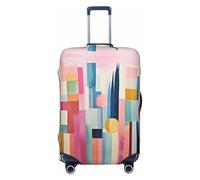 Hmbgfw Pudq0u3k Travel Luggage Cover Suitcase Protector Fits 18-32 Inch Suitcase Travel Accessories, Black, L