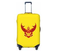 Hmbgfw Royal Flag Of Thailand Travel Luggage Cover Suitcase Protector Fits 18-32 Inch Suitcase Travel Accessories, Black, XL