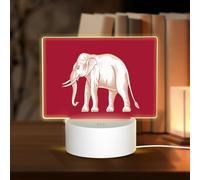 HMBGFW Siamese Sovereignty Flag Rectangle Acrylic Night Light, Nightlights with 3 Light Modes,USB Port, Perfect for Bedrooms and Bathrooms