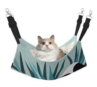 HMBGFW Two Cartoon Pandas Reversible Cat Hanging Hammock Soft Breathable Pet Cage Hammock with Double Sided Hanging Bed for Small Dogs Rabbits