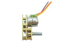 HMCOCOOFM 1024-10BY DC 5V 2-Phase 4-Wire Stepper electronic starter with Full Metal Gearbox 10mm Inverted ShaftModel RADIO 323