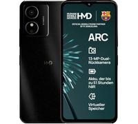 HMD Arc Smartphone 64GB 16.6cm (6.52") Black Android™ 14 (Go Edition) Hybrid Slot