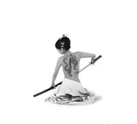 HMDKHI Japanese Bushido Poster - Samurai & Ninjas Figures, Mount Fuji, Without Frame (60 x 90 cm, 1 Piece)