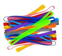 HMDZMR 5.5 Inch Rubber Bands, 24 Pcs Thick Silicone Elastic Rubber Bands, Multicolored