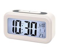 HMETOL Electric Alarm Clock, Bright Colors, Backlight Gentle Wake-Up Sound