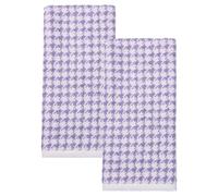 HMETOL Pure Cotton Houndstooth Absorbent Decorative Hand Towels