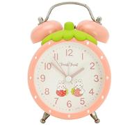HMETOL Strawberry Shape Traditional Dual Bell Alarm Clock
