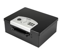 HMF 1006-02 Safe for Documents, Cash Deposit with Electronic Lock, 32.5 x 25.5 x 12.5 cm, Black