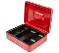 HMF 10130 Cash Box 30 x 24 x 9 cm, red