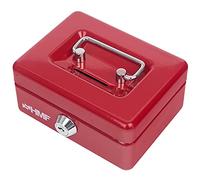 HMF 102122-03 Children's Money Box Lockable with Slot 12.5 x 9.5 x 6 cm Red