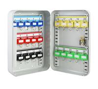 HMF 12525-07 Key Box, 25 Keys 25 x 17 x 7,5 cm, light gray