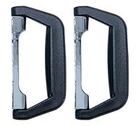 HMF 14973-02 Suitcase Handle, Plastic Carry Handle, Pack of 2, 14 x 7 cm, Black