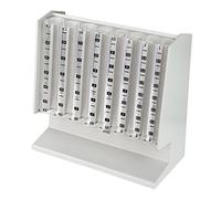 HMF 4700-07 Coin Sorter Counter, Money Box 21 x 10 x 19,5 cm, light gray