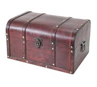 HMF 6406-135 Wooden Treasure Chest | 35 x 25 x 20 cm | Large | Portugal