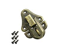 HMF 6495 Vintage Tension Clasp with Lock Eyelet 35 x 50 mm Bronze