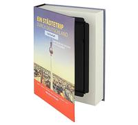 HMF 80915 Book Safe, Cash Box Real Paper Pages, Secret Box, "Ein Städtetrip durch Deutschland", 23 x 15 x 4 cm, Labeling in German