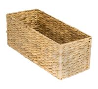HMF Bathroom Storage Basket, Natural, Water Hyacinth, 38 x 15 x 14 cm