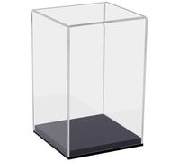 HMF Display Case, Acrylic Display Box for collectibles, figures and model cars | 14 x 22 x 14 cm | transparent