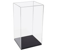 HMF Display Case, Acrylic Display Box for collectibles, figures and model cars | 20 x 20 x 38 cm | transparent