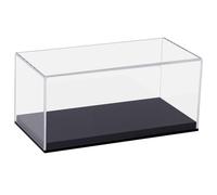 HMF Display Case, Acrylic Display Box for collectibles, figures and model cars | 24 x 11 x 12 cm | transparent