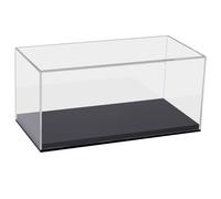 HMF Display Case, Acrylic Display Box for collectibles, figures and model cars | 30 x 14 x 15 cm | transparent