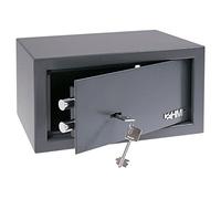 HMF Furniture Safe with Key Lock | Steel Security Box for Home or Office | 31 x 17 x 25 cm | Anthracite